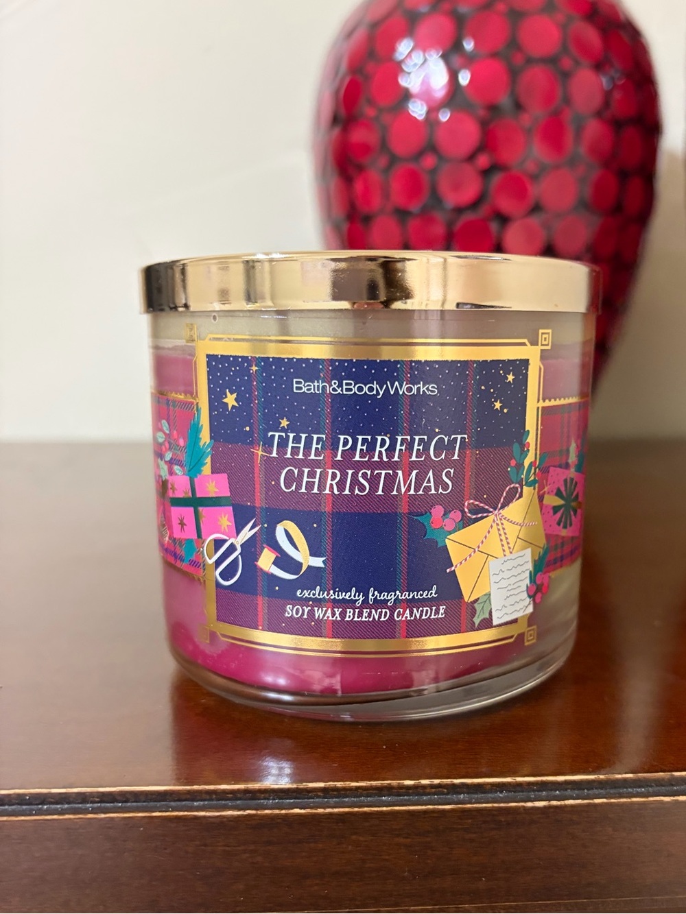 Bath & Body Works The Perfect Christmas Scented 3 Wick Candle